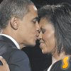 Целувките на известните - Барак и Мишел Обама^^