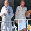 Ума Търман изглеждаше обаятелно, когато пристигна на модното парти на Chanel в Лос Анджелис миналата вечер. Но само няколко часа по-рано актрисата се появи на балкона на хотела в Санта Моника^^.